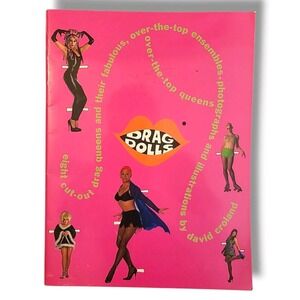 Drag‎ Dolls Paper Doll Book Drag Queens Fashion Over-the-Top Outfits Uncut